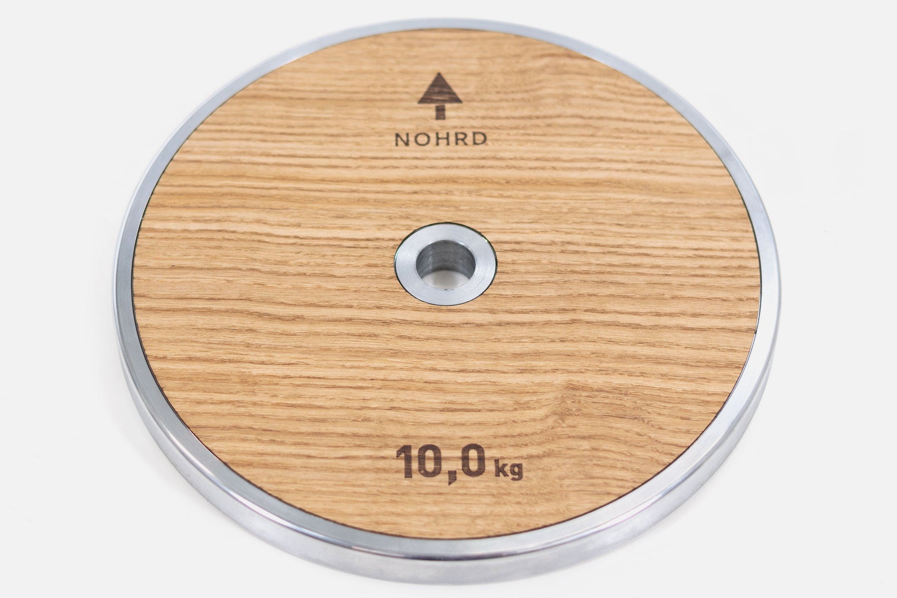 2 x Weight Plates 10.0 kg Oak