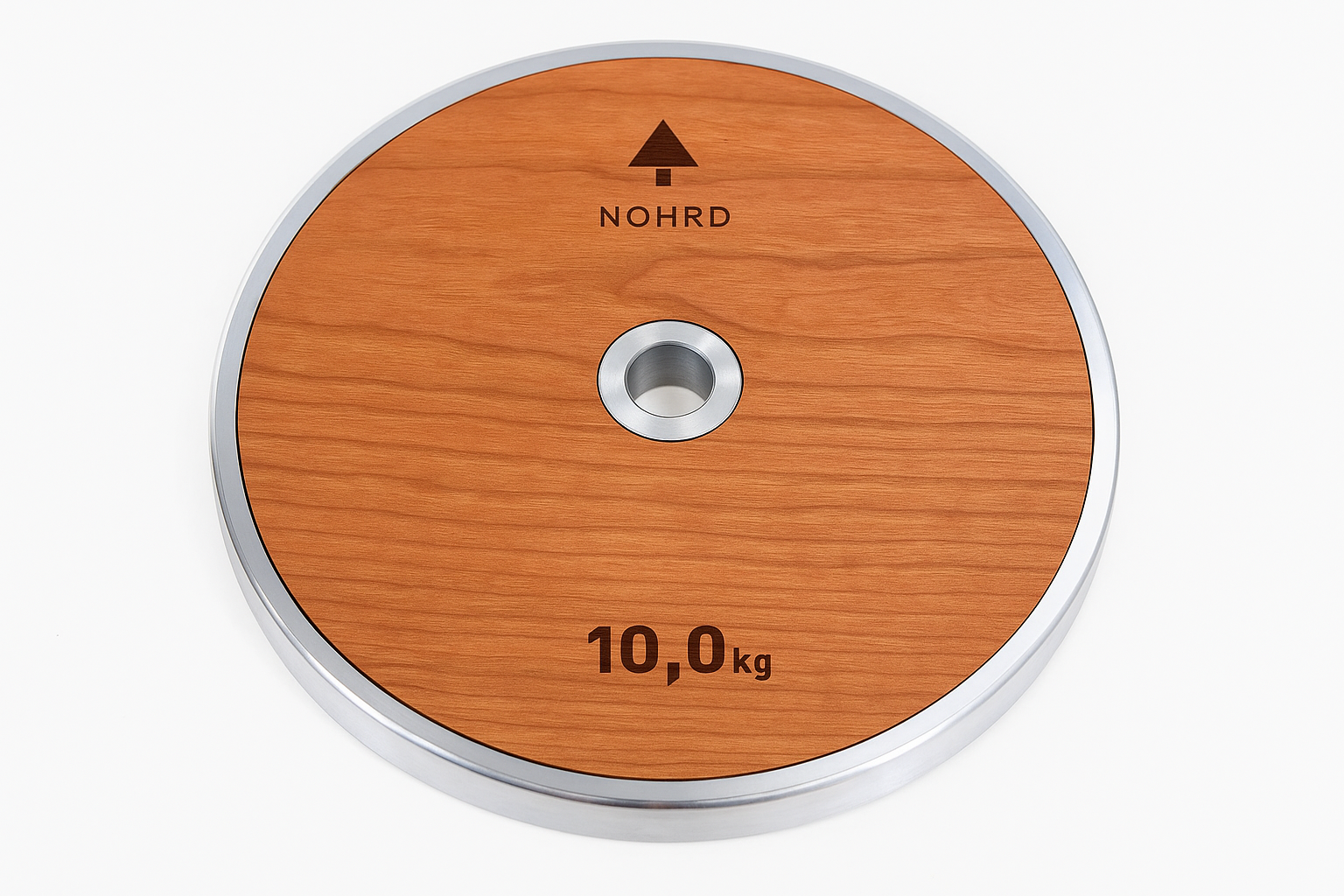 2 x Weight Plates 10.0 kg Cherry