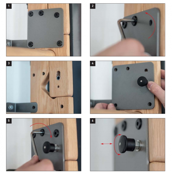 WallBars Boom Lock for the Rung Wall (Set of 2)