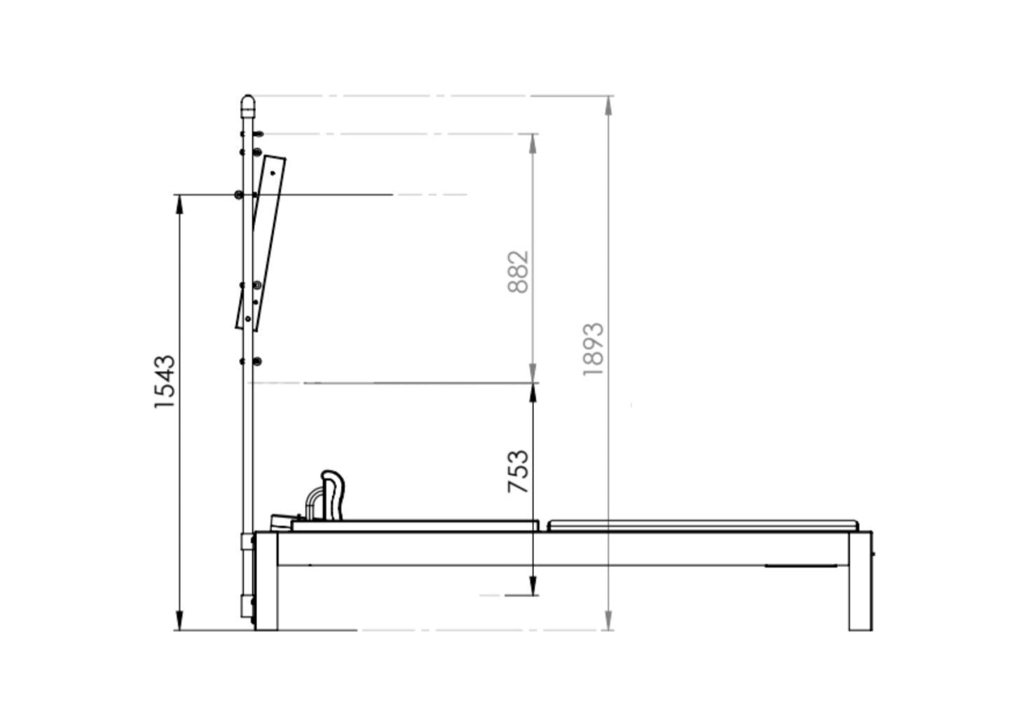 Tower / Reformer 86" Aluminum