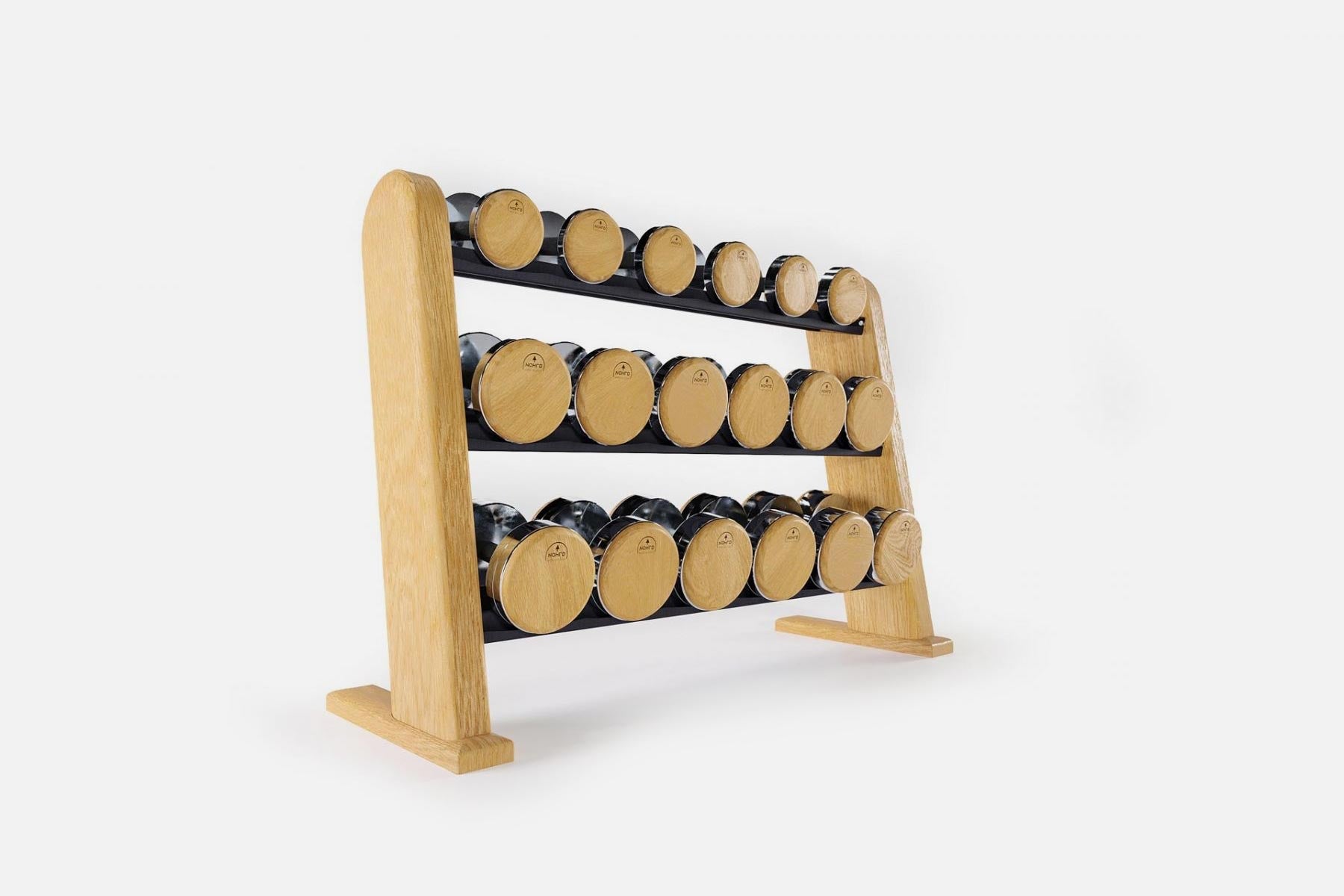 NOHRD Dumbbells Oak
