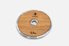 2 x Weight Plates 2.5 kg Oak