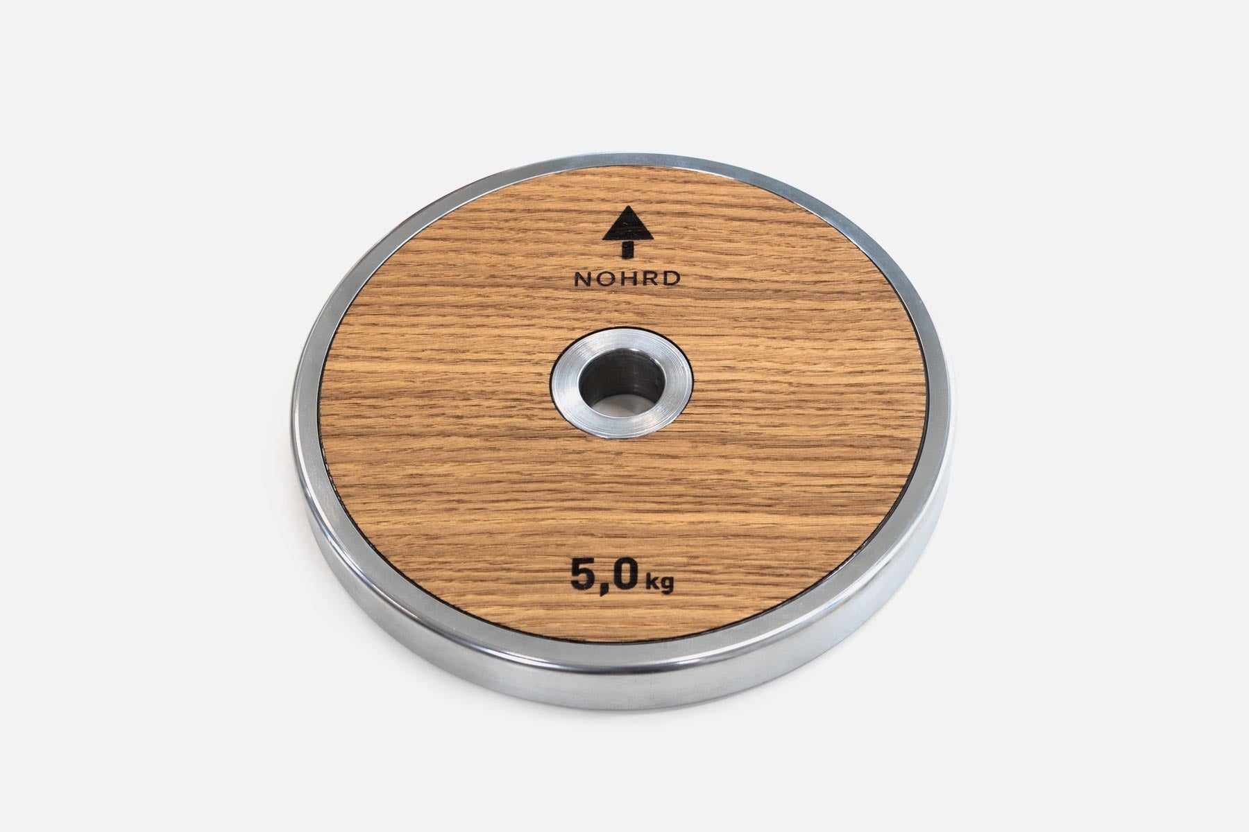 2 x Weight Plates 5.0 kg Oak