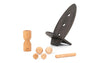 Large Skateboard Set Oak Black