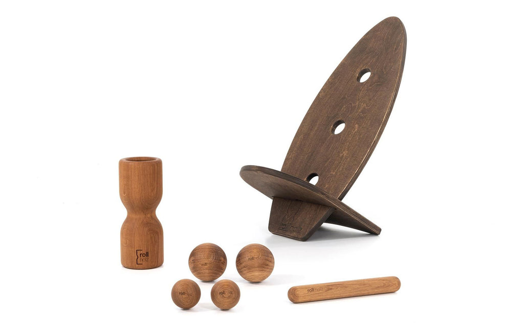 Large Skateboard Set Oak Dark