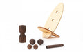 Large Skateboard Set Walnut Light