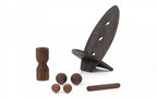 Large Skateboard Set Walnut Black