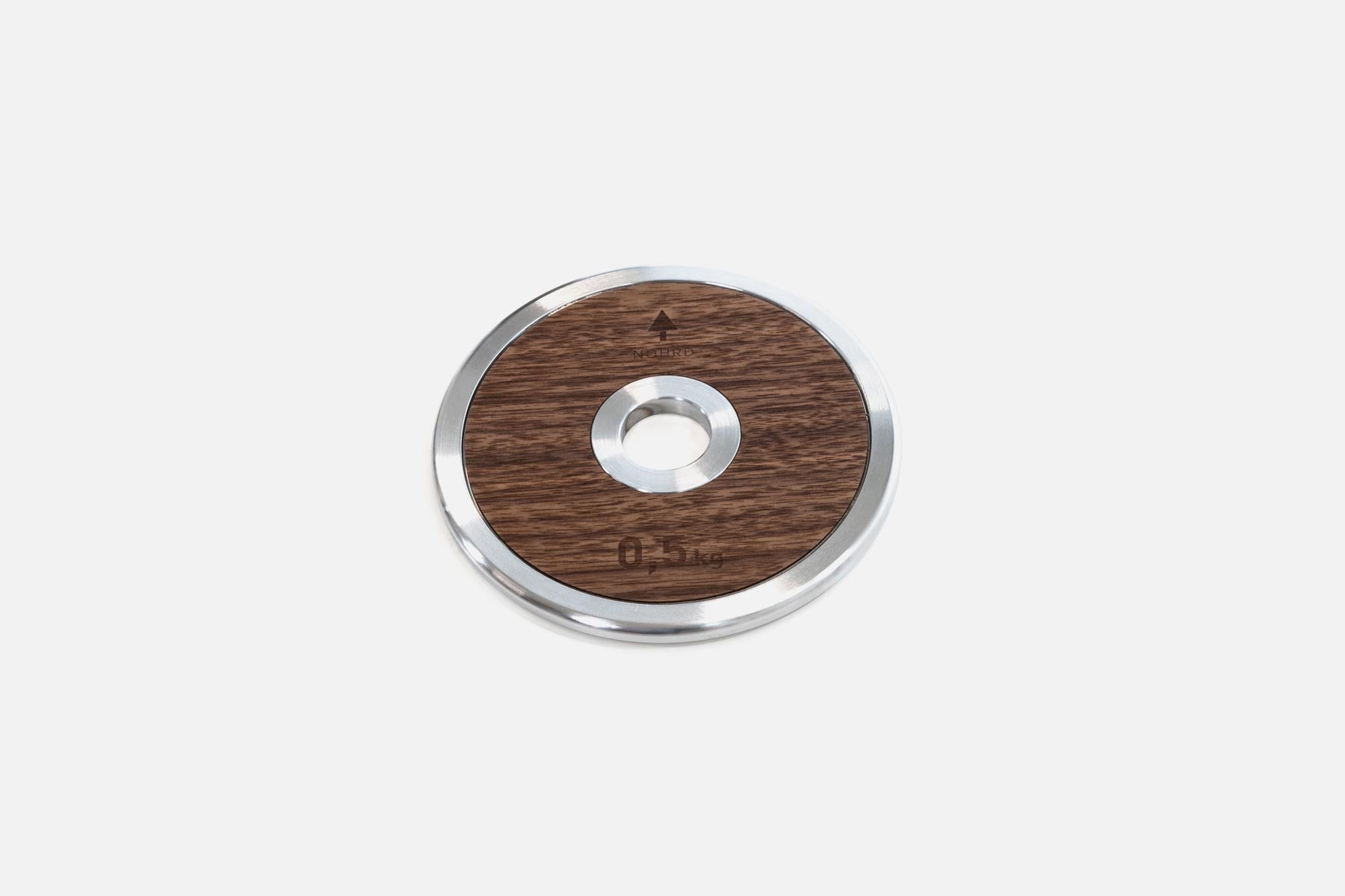 2 x Weight Plates 0.5 kg Walnut