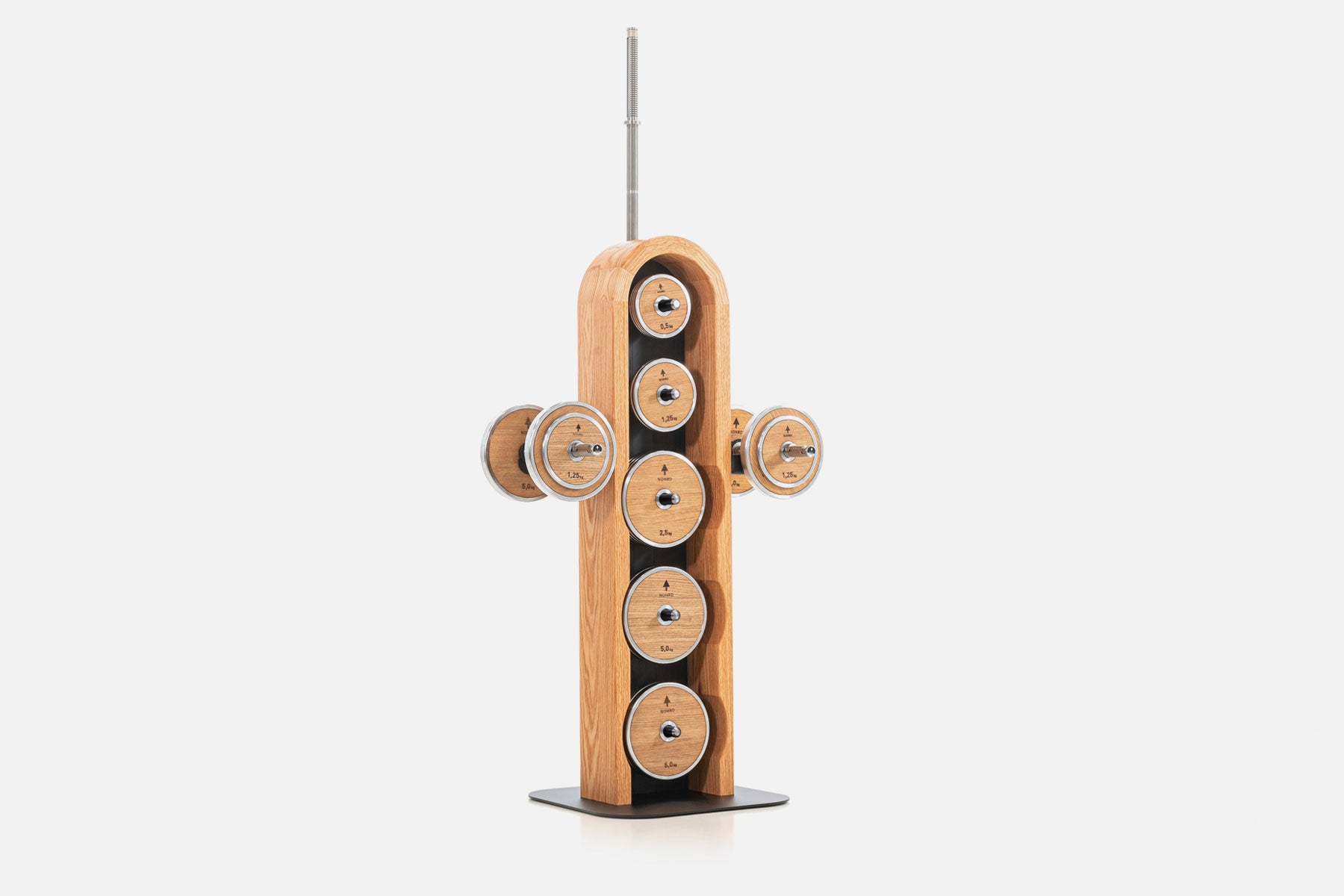 NOHRD WeightPlate Tower Oak