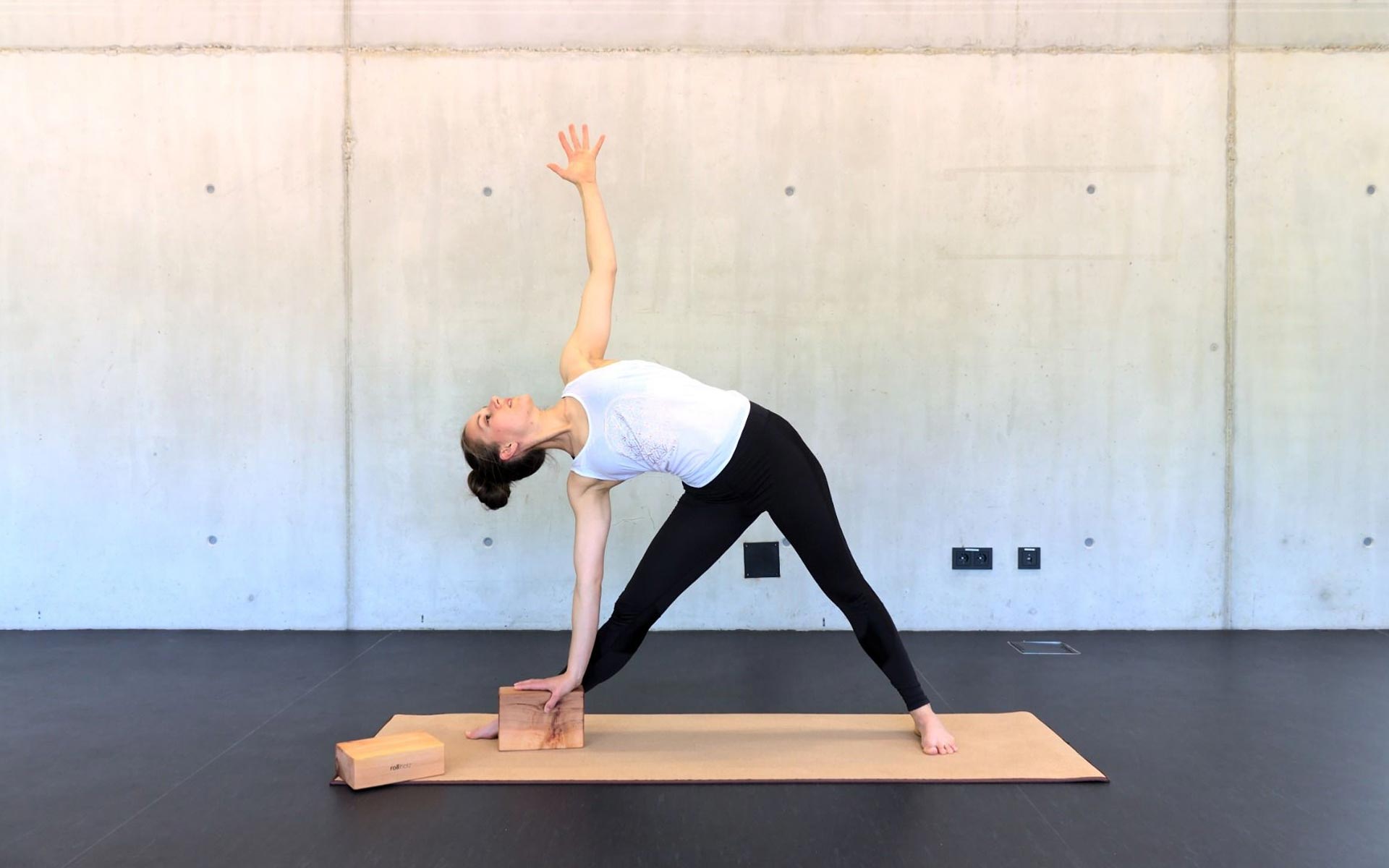 Rollholz Yoga Block